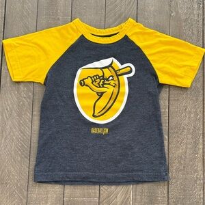 Toddler Savannah Bananas Raglan tee